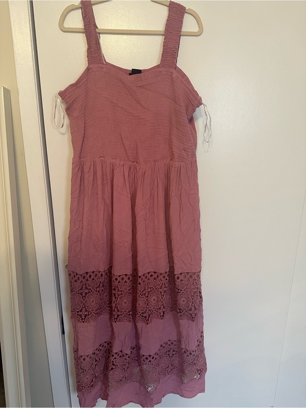 City Chic Dusty Rose Maxi Dress